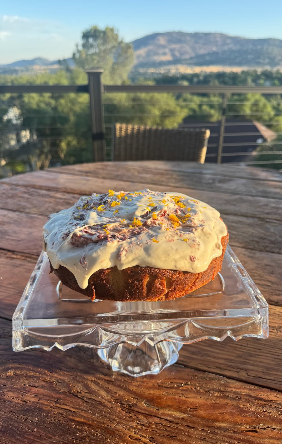 Olive Oil Cake with Mascarpone Frosting