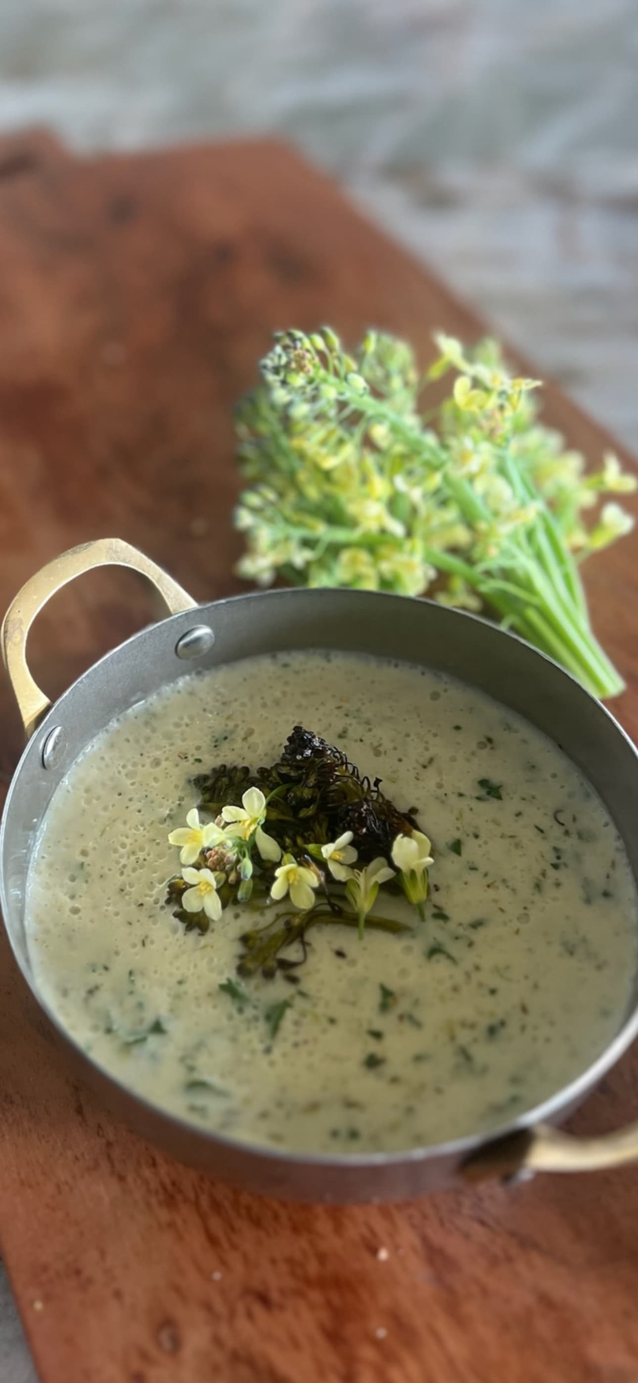 Seared Broccoli and Potato Soup