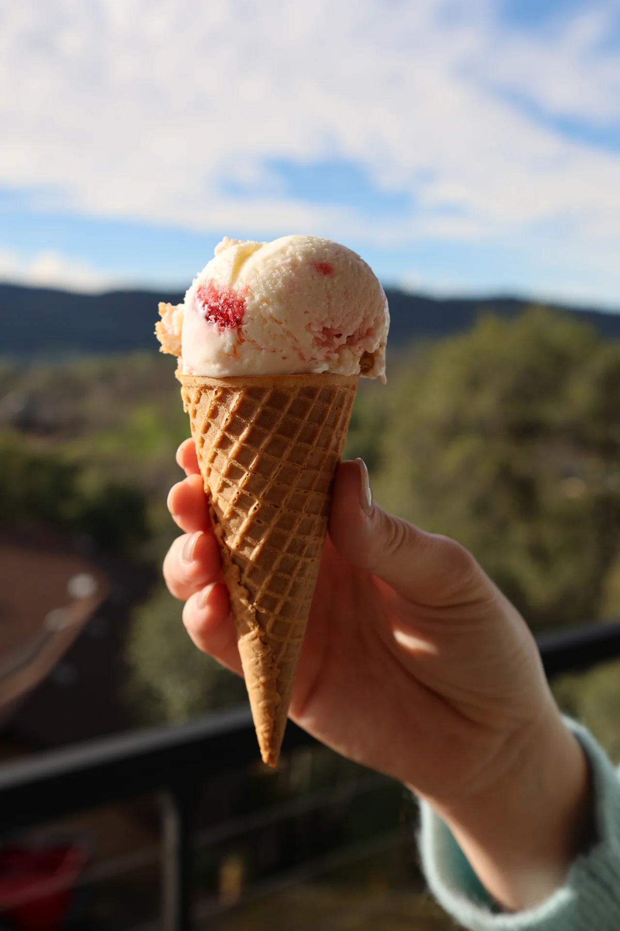 Strawberry Cheesecake Swirl Ice Cream